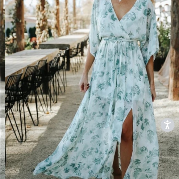 Dresses | Baltic Born Sage Floral Dress | Poshmark
